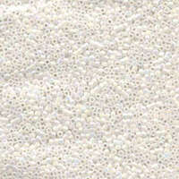 Miyuki 15/0 Delica Bead - DBS0202 - White Pearl AB