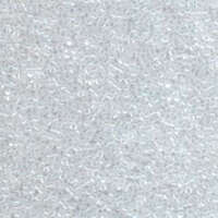 Miyuki 15/0 Delica Bead - DBS0231 - Crystal Lined White Luster