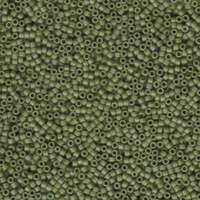 Miyuki 15/0 Delica Bead - DBS0391 - Matte Opaque Olive