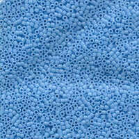 Miyuki 15/0 Delica Bead - DBS0725 - Opaque Light Blue