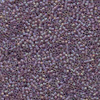Miyuki 15/0 Delica Bead - DBS0857 - Matte Transparent Light Amethyst AB