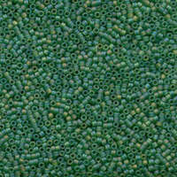 Miyuki 15/0 Delica Bead - DBS0858 - Matte Transparent Light Green AB