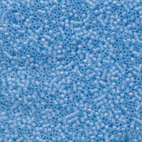 Miyuki 15/0 Delica Bead - DBS0861 - Matte Transparent Sky Blue AB