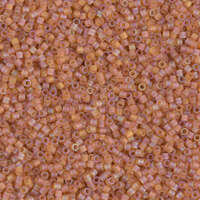 Miyuki 15/0 Delica Bead - DBS0866 - Matte Transparent Topaz AB