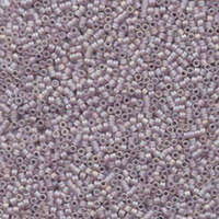 Miyuki 15/0 Delica Bead - DBS0868 - Matte Transparent Pink Mist AB
