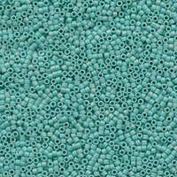 Miyuki 15/0 Delica Bead - DBS0878 - Matte Opaque Turquoise AB
