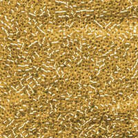 Miyuki 15/0 Delica Bead - DBS1201 - Silver Lined Marigold