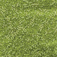 Miyuki 15/0 Delica Bead - DBS1206 - Silver Lined Lime