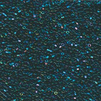 Miyuki 15/0 Delica Hex Cut Bead - DBSC-0005 - Metallic Variegated Blue Iris