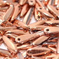 3mm x 11mm Dagger Bead - Crystal Capri Gold Full - 00030-27100