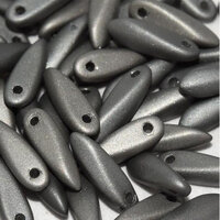 3mm x 11mm Dagger Bead - Crystal Chrome Full Matted - 00030-27470