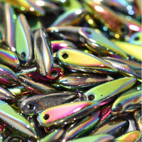 3mm x 11mm Dagger Bead - Crystal Vitrail Full - 00030-28100