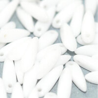 3mm x 11mm Dagger Bead - Chalk White  - 03000