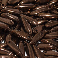 3mm x 11mm Dagger Bead - Jet Bronze - 23980-14415