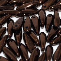 3mm x 11mm Dagger Bead - Jet Lila Vega Luster - 23980-15726