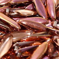 5mm x 16mm Dagger Bead - Crystal Capri Rose - 00030-27141