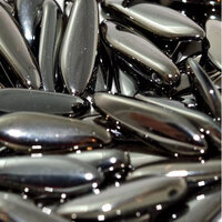 5mm x 16mm Dagger Bead - Crystal Full Chrome - 00030-27400