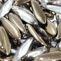 5mm x 16mm Dagger Bead - Crystal Argentic - 00030-27501