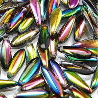 5mm x 16mm Dagger Bead - Crystal Vitrail - 00030-28101