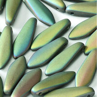 5mm x 16mm Dagger Bead - Crystal Vitrail Full Matted - 00030-28170