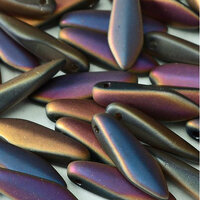 5mm x 16mm Dagger Bead - Crystal Sliperit Full Matted - 00030-29573