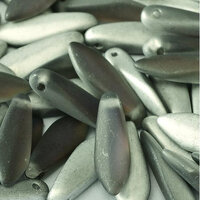 5mm x 16mm Dagger Bead - Crystal Bermuda Blue Matted - 00030-29676