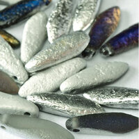 5mm x 16mm Dagger Bead - Crystal Etched Bermuda Blue - 00030-29686