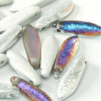 5mm x 16mm Dagger Bead - Crystal Etched Volcano - 00030-29982