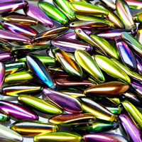 5mm x 16mm Dagger Bead - Crystal Magic Orchid - 00030-95000
