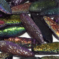5mm x 16mm Dagger Bead - Crystal Etched Magic Purple - 00030-95500E