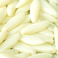 5mm x 16mm Dagger Bead - Chalk White Cream Luster - 03000-14401