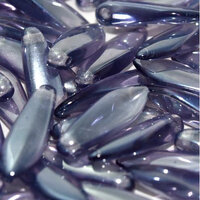 5mm x 16mm Dagger Bead - Light Violet Full Argent Flare - 20500-24203