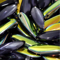 5mm x 16mm Dagger Bead - Light Violet Vitrail - 20500-28101