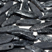 5mm x 16mm Dagger Bead - Jet Etched Vega Luster - 23980-14496E