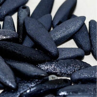 5mm x 16mm Dagger Bead - Jet Etched Full Lagoon - 23980-23783