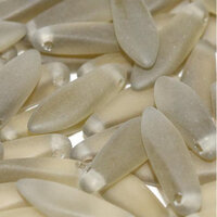 5mm x 16mm Dagger Bead - Black Diamond Matted - 40010-84110