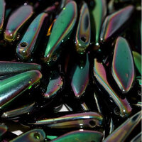 5mm x 16mm Dagger Bead - Emerald Full Apricot Medium - 50720-29123