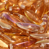 5mm x 16mm Dagger Bead - Rosaline Clarit - 70110-22901