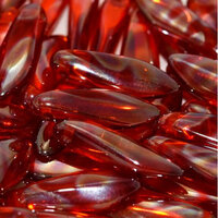 5mm x 16mm Dagger Bead - Hyacinth Celsian Stripes - 90030-2250V