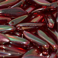 5mm x 16mm Dagger Bead - Siam Full Apricot Medium - 90080-29123