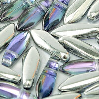 5mm x 16mm 2 Hole Dagger Bead - Crystal Vitrail Light - 00030-26536