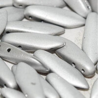 5mm x 16mm 2 Hole Dagger Bead - Crystal Labrador Full Matted - 00030-27070