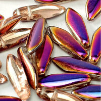 5mm x 16mm 2 Hole Dagger Bead - Crystal Sliperit - 00030-29500