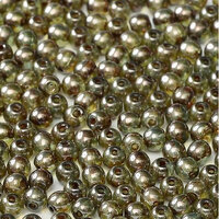 3mm Druk (Round) Bead - Crystal Blue Luster - 00030-65431