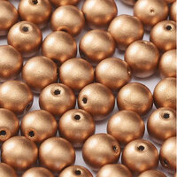 3mm Druk (Round) Bead - Vintage Copper  - 01770