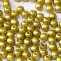 3mm Druk (Round) Bead - Alabaster Pastel Lime - 02010-25021