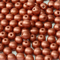 3mm Druk (Round) Bead - Alabaster Metallic Red - 02010-29408