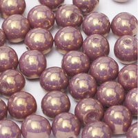 3mm Druk (Round) Bead - Chalk White Vega Luster - 03000-14496