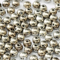 3mm Druk (Round) Bead - Jet Argentic Full - 23980-27500