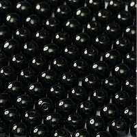 3mm Druk (Round) Bead - Jet  - 23980